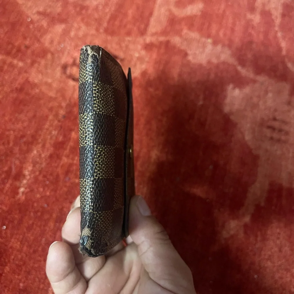 Louis Vuitton Wallet Leather Brown Authentic